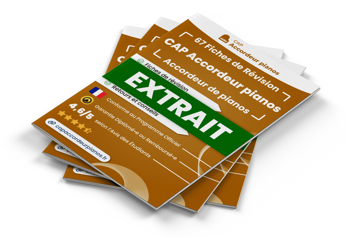 Extrait Fiches Révision gratuites CAP Accordeur pianos
